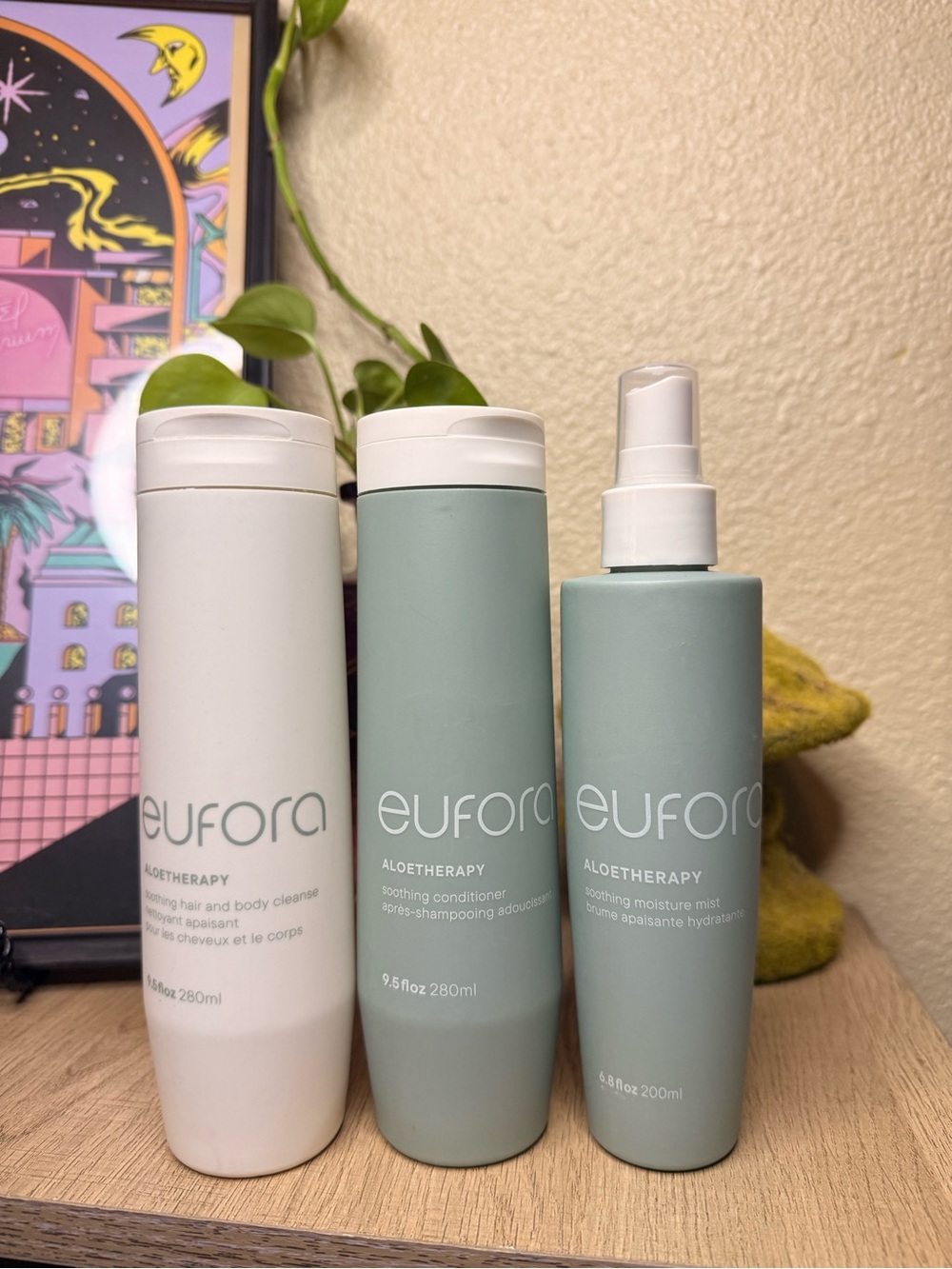 Aloetherapy Soothing Hair Moisturizer Spray — Soft Green